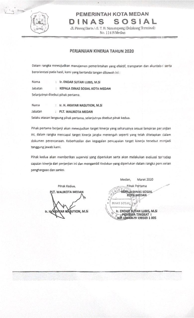 PERJANJIAN KINERJA Fakultas Teknik Unjani